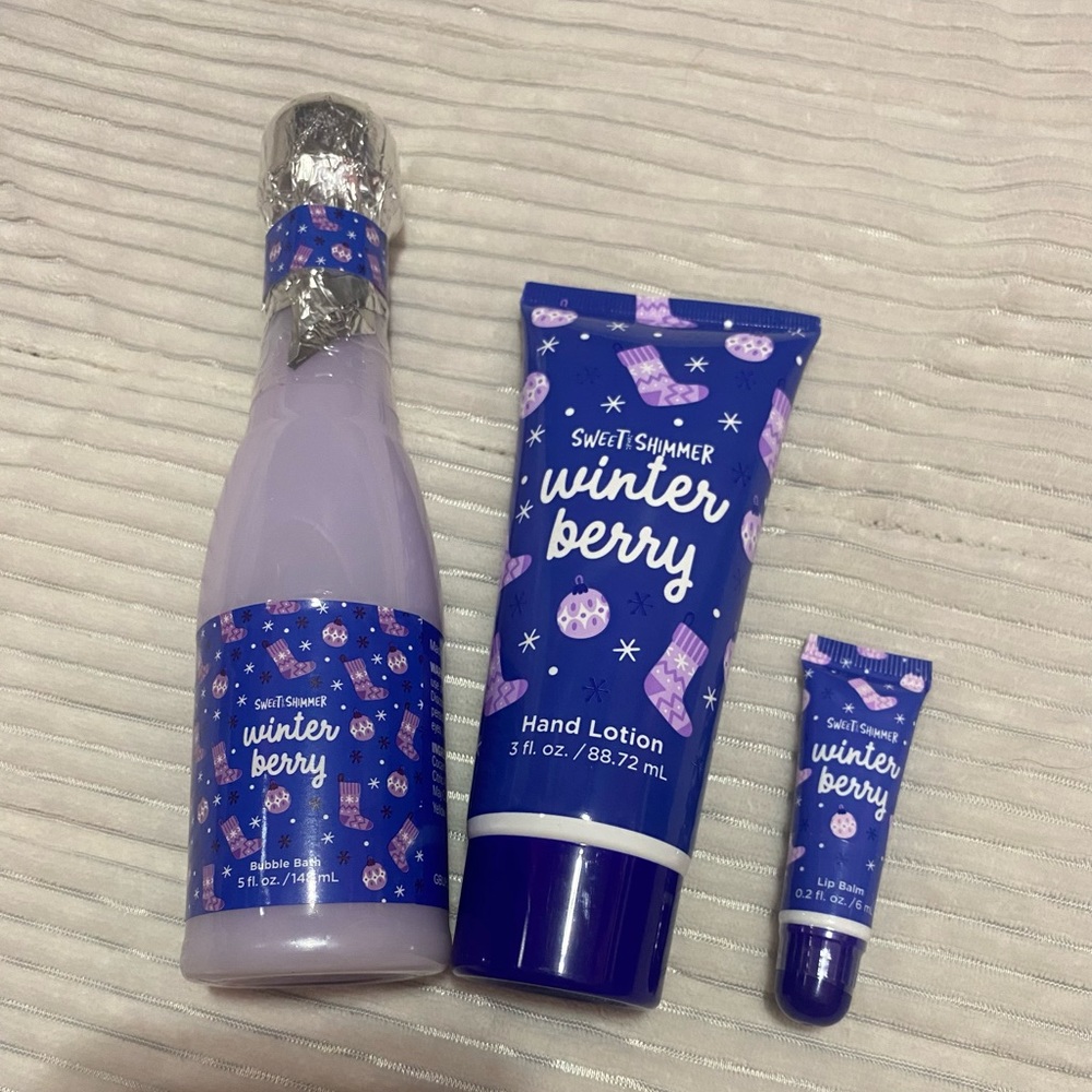 Brand New Sweet and Shimmer Body Set